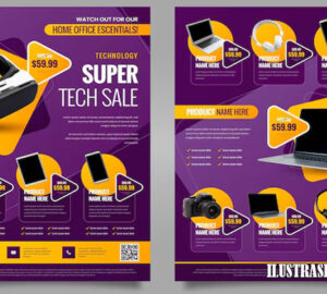 desain brosur kreatif untuk promosi