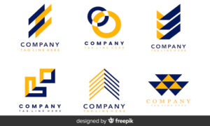 logo elegan perusahaan properti dan arsitektur