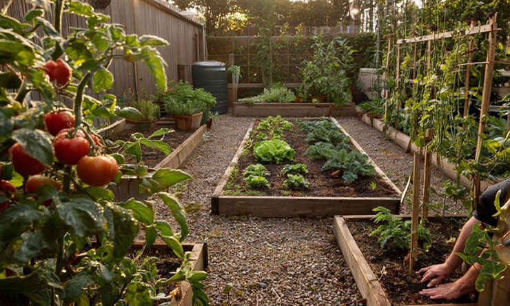 Kebun Sayur Organik Di Rumah