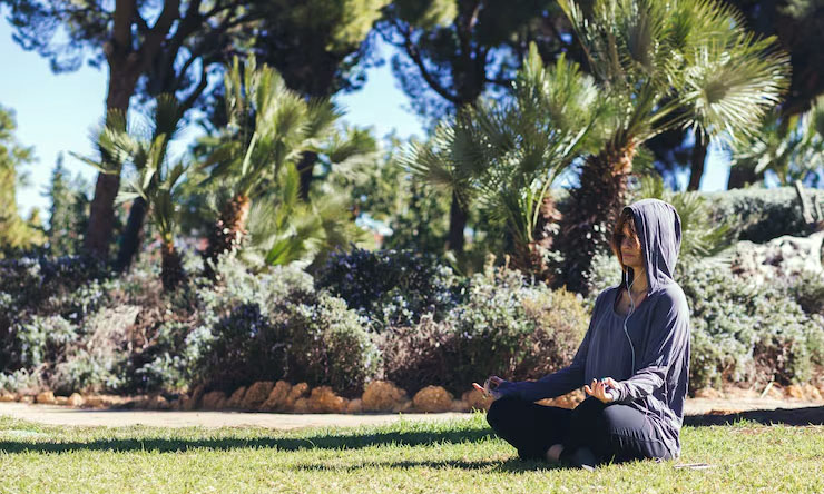 Meditasi Di Taman